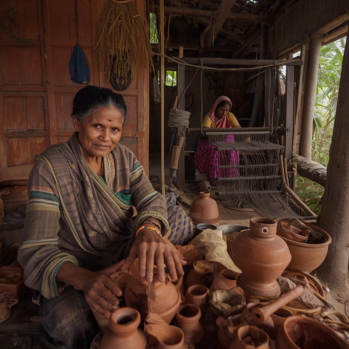 Bengal artisan at work